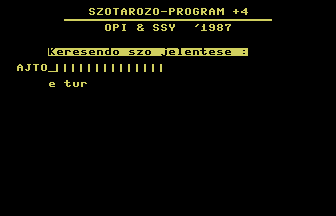 Szotározó-Program +4 Magyar-Német Screenshot