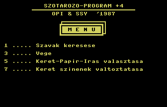 Szotározó-Program +4 Magyar-Német Title Screenshot