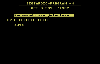 Szotározó-Program +4 Német-Magyar Screenshot