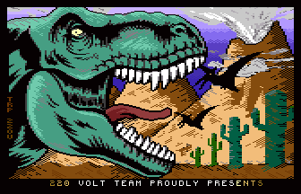 T-Rex Run Title Screenshot