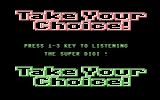 Take Your Choice