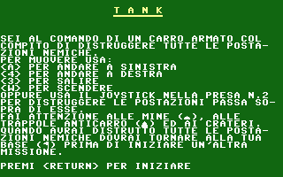 Tank Title Screenshot