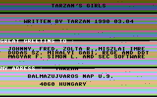 Tarzan's Girls Screenshot