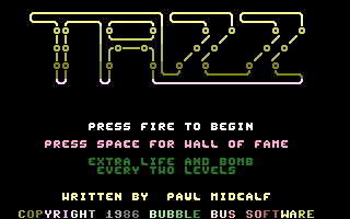 Tazz Title Screenshot