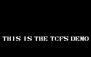 TCFS Demo Screenshot