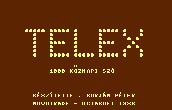 Telex 2000 Szó Magyarul Title Screenshot