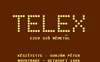 Telex 1000 Szó Németül Title Screenshot