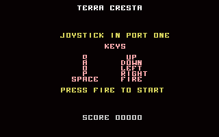Terra Cresta Title Screenshot