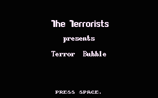 Terror Bubble Title Screenshot