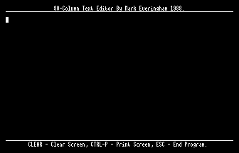 Text 80 (Your Commodore) Screenshot