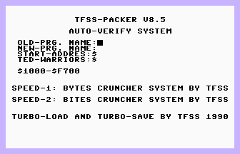 TFSS-packer V8.5 Screenshot