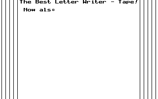 The Best Letter Writer / Tape