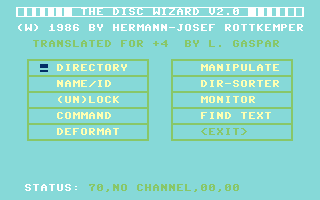 The Disc Wizard Screenshot