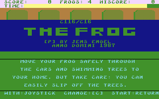 The Frog (Basic) Title Screenshot