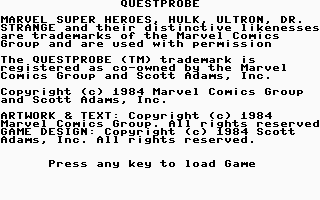 The Hulk (C16) Title Screenshot