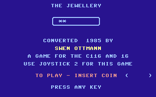 The Jewellery Title Screenshot