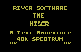 The Miser Title Screenshot
