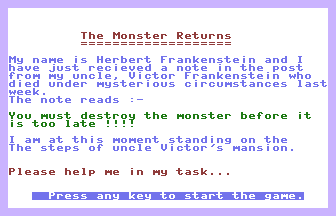 The Monster Returns Screenshot