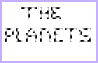 The Planets Title Screenshot