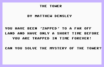 The Tower Title Screenshot
