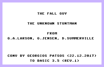 The Unknown Stuntman Screenshot