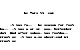 The Varsity Team Screenshot