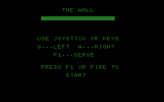 The Wall (Go Games 24) Title Screenshot