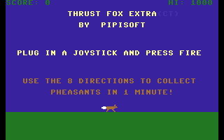 Thrust Fox Extra Title Screenshot