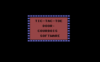 Tic-tac-toe (Courbois) Title Screenshot