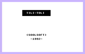 Tili-Toli Title Screenshot