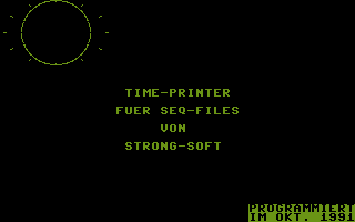 Time-printer 2.5 Title Screenshot