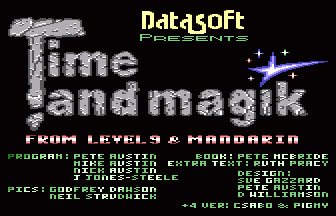 Time And Magik Title Screenshot