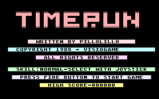 Timerun Title Screenshot