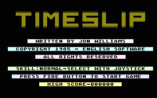 Timeslip Title Screenshot