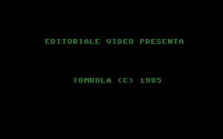 Tombola Title Screenshot