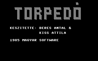 Torpedó (Magyar Software) Title Screenshot