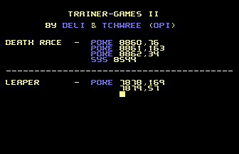 Trainer-Games II Screenshot