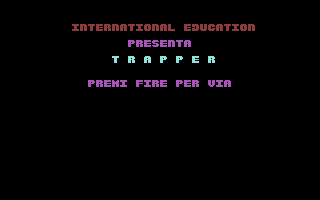 Trapper (C16/MSX 8) Title Screenshot