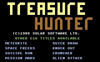 Treasure Hunter Title Screenshot