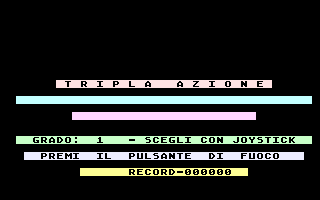Tripla Azione Title Screenshot