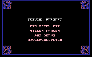 Trivial Pursuit Title Screenshot