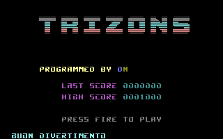 Trizons (Byte Games 12) Title Screenshot