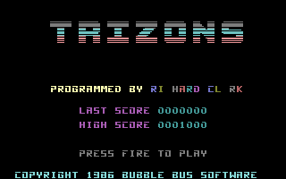 Trizons Title Screenshot