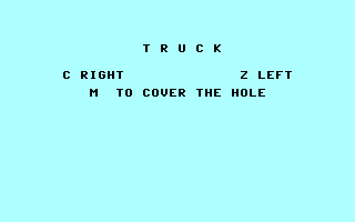 Truck (Systems) Title Screenshot
