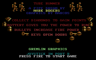 Tube Runner Title Screenshot