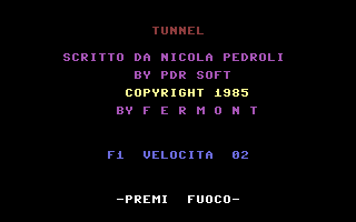 Tunnel (Go Games 3) Title Screenshot