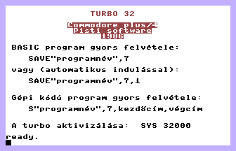 Turbo 32 Screenshot