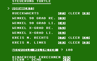 Turtle-Steuerung Screenshot