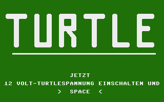 Turtle-Steuerung Title Screenshot