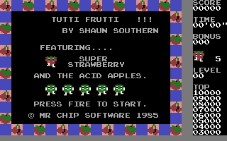 Tutti Frutti 2 Title Screenshot